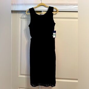 Lovely lace side cut out cocktail dress